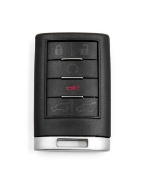 New 6 Buttons Uncut Insert Key Fob Remote Control Case Shell Replacement OUC60270 for Cadillac Escalade 2007-2014