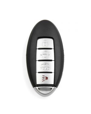 KR55WK48903 New 4 Buttons Uncut Insert Key Fob Remote Control Case Shell Replacement for Nissan Altima 2007-2012