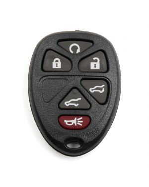 OUC60270 6 Buttons Key Fob Remote Control Case Shell Replacement for Chevrolet Tahoe Suburban 1500 2007-2014