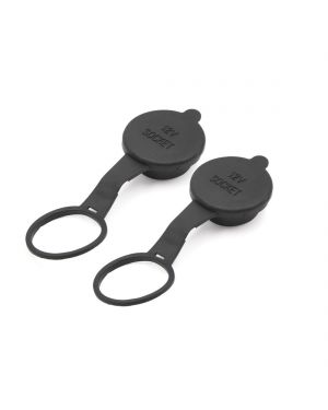 2pcs Black Car Cigarette Lighter Socket Waterproof Cover Cap 12V Outlet Lid