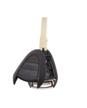3 Buttons Blank Key Fob Remote Control Case Shell Replacement for Porsche Boxster 987 Cayman 911 997
