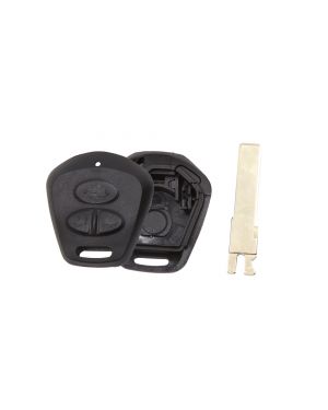 New 3 Buttons Uncut Insert Key Fob Remote Control Case Shell Replacement for Porsche Cayenne 911 996 Boxster S 986