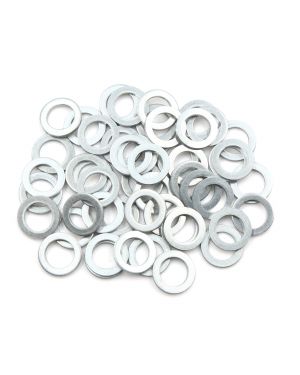 50pcs Engine Oil Crush Washers Drain Plug Gaskets 12mm ID. 19.7mm OD. for Car