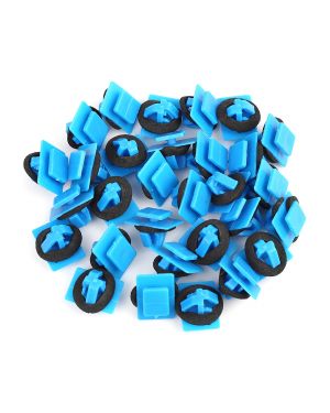 30pcs Plastic Rivet Blue Bumper Fender Fastener Clip for Hyundai Kia 87756-1F000