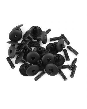 20pcs Plastic Rivet Fender Bumper Push-Type Fastener Clips for Audi 4D0-807-300