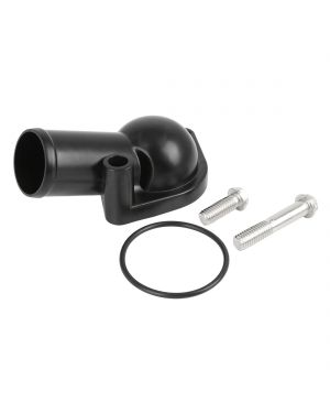Black Car Water Neck Thermostat Housing 15 Degree for SBC BBC Chevy