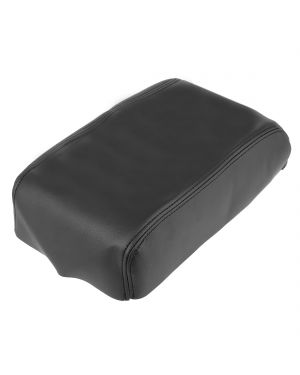 Center Console Lid Armrest Cover for Nissan Maxima 2009-2014 Pad Replacement Microfiber Leather Black