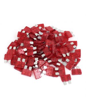 100 Pcs 10A ATC Red Body Blade Style Fuses for Automotive