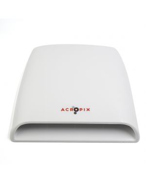 Car Decorative Air Scoop Flow Fender Sticker Port Hole Vent White