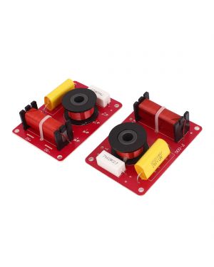 2 Pcs 130W 2-Way Speaker System Audio Crossover Filters Frequency Distributor