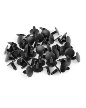 50pcs 7mm Car Auto Fairing Trim Plastic Screw Fit Rivet Clips