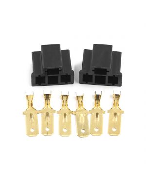 2 Sets Car Socket Xenon Light Bulb Truck Connector for H4/9003/HB2