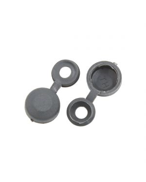 50pcs 4.5mm Hole Hinged Screw Cover Fold Snap Caps for Car Home Furniture Decor