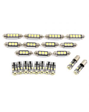 21pcs DC 12V Canbus White Car LED Lamp Interior for BMW E46 Sedan Coupe M3 99-05