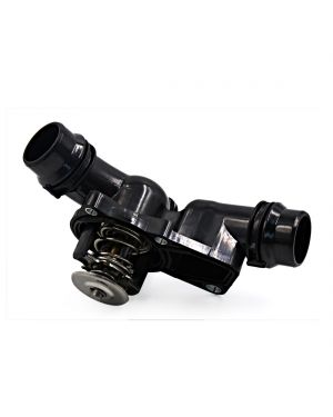 New Black Thermostat Housing Assembly w Sensor 11531437040 for BMW E39 530 E46 X5