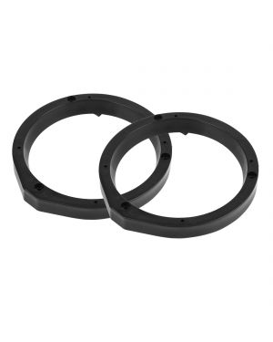 2 Pcs 6.5" Black Plastic Car Speaker Spacer Adaptor Ring Mounting Bracket for Honda