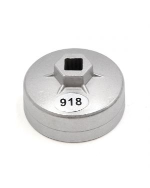 918 Aluminum Alloy Car 74mm Inner Dia 15 Flute Oil Filter Cap Wrench Socket Removal Tool