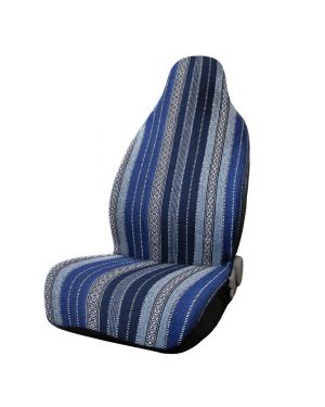 Universal Dark Blue Durable Bucket Seat Cover for Car SUV Automotive