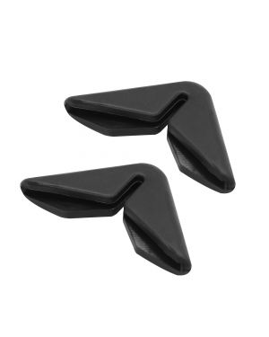 2pcs Black Universal Automobile Car Side Door Edge Corner Guard Protector