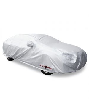 3XL Silver Tone 170T Car Cover Outdoor Weather Waterproof Scratch Rain Snow Heat Resistant  W Mirror Pocket