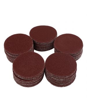 100pcs 2 Inch Hook and Loop Sanding Discs Pads Sandpaper 60 80 100 120 150 Grits