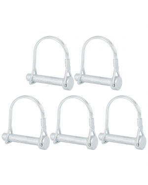ACROPIX 5pcs 1.69" x 0.31" 43 x 8mm Arch D Shape Trailer Shaft Locking Pin  for Boat