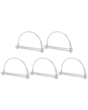 ACROPIX 5pcs 3.94" x 0.31" 100 x 8mm Arch D Shape Trailer Shaft Locking Pin  for Boat